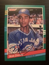 1991 Donruss #705 Rob Ducey Toronto Blue Jays Signed Card Autographed