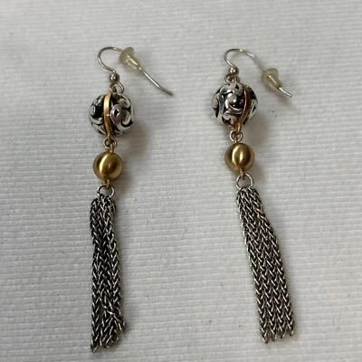 Pendientes Brighton ELORA LUXE Borla Alambre Francés Foto 1 de 4