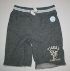 New Carter's 6 Year Boys Shorts Gray French Terry Soft Knit Drawstring Tigers