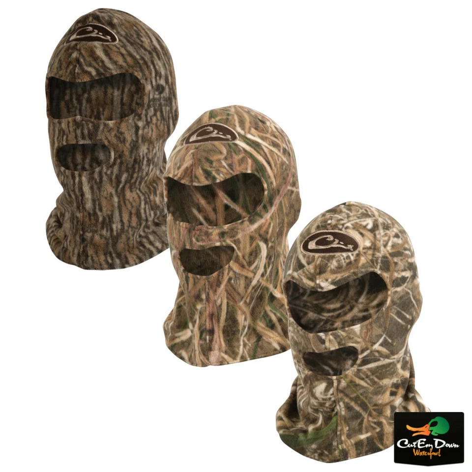 NEW DRAKE WATERFOWL SYSTEMS MST FLEECE FACE MASK HOOD - MID SEASON -  - Image 1 of 1