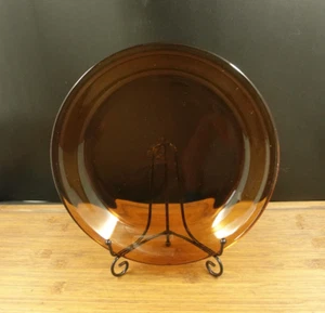 Anchor Hocking Braunglas Tortenplatte #460 9" - Bild 1 von 4