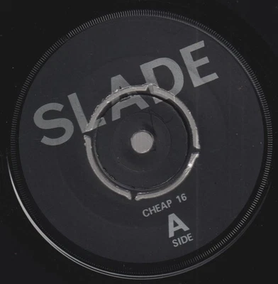 Slade We'll Bring the House Down 7" vinyl UK Cheapskate 1981 Four prong label - Image 1 of 2