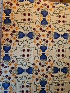 Debbie Mumm Quilten Stoff Material Stück 38" x 36" Baumwolle Blumen Blumentopf - Bild 1 von 1