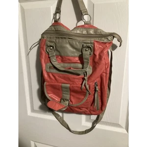 Mudd shoulder crossbody hobo bag pink lot of pockets med - Picture 1 of 2
