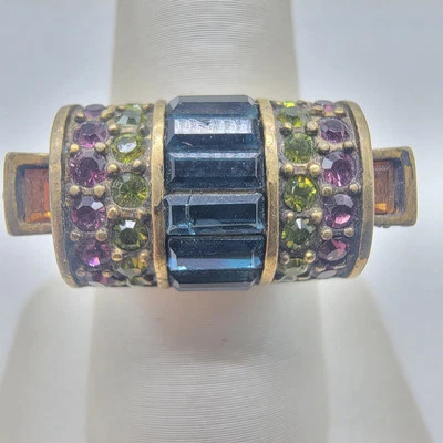 Heidi Daus Size 8 Ring. Cracked Stone See Description  - Image 1 of 4