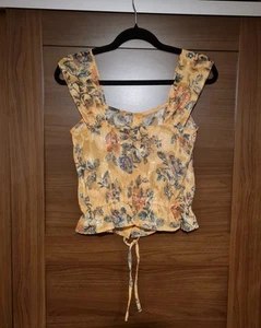 Guess Top/camisole Floral Print,Size S/8 UK, Gorgeous Condition - Picture 1 of 12