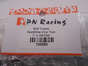 PN Racing Part No 700550 RCP track Red/white tape 100ft Mini Z Atomic GL racing - Picture 1 of 2