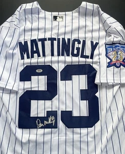 Don Mattingly Signed Autographed New York Yankees Jersey Donnie Baseball Psa/Dna - Picture 1 of 5