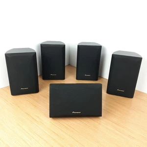Pioneer HTP205/305-FCR Surround Sound 5 Speaker Set Rear Front Center Black - Picture 1 of 24