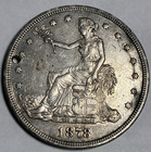 1878 S TRADE SILVER DOLLAR 
