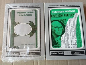 Personal & Business Finance TRS-80 Pocket Computer Program Cartridge Set - Bild 1 von 11