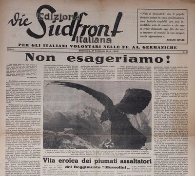 CD: SUDFRONT ILLUSTRIERTE 2 NUMERI + EDIZIONE ITALIANA 1944 - Immagine 1 di 3