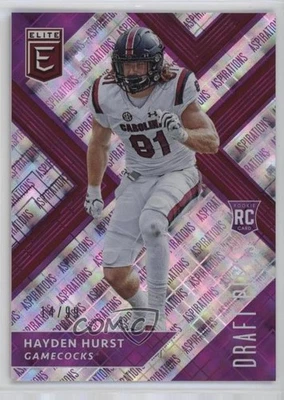 2018 Panini Elite Draft Picks Aspirations Purple /99 Hayden Hurst #118 Rookie RC - Image 1 of 2