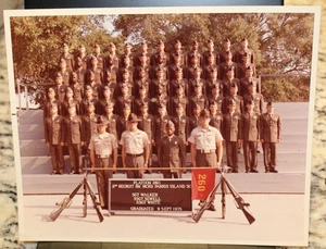 USMC Platoon 260 Graduation Picture 1975 MCRD Parris Island SC US Marines Photo - Picture 1 of 1
