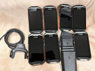 ZEBRA TC520L Handheld Computer & Barcode Scanner Lot Of 7 Great Condition 👍 - Image 1 of 4