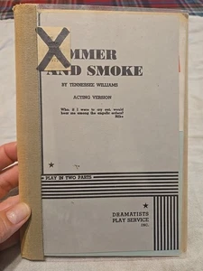 Summer and Smoke by Tennessee Williams Acting Version Dramatists Play Service - Picture 1 of 13