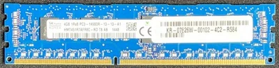 (2) SK Hynix 4GB 1Rx8 PC3-14900R - 1866MT/s ECC RDIMM / HMT451R7AFR8C-RD / 7826W - Image 1 of 4
