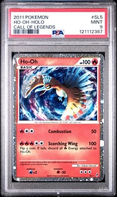 Ho-Oh SL5 Holo 2011 Pokemon Call of Legends PSA 9 - Image 1 of 2