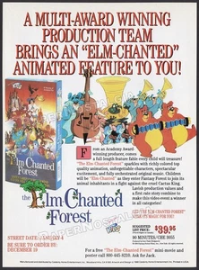 DIE ELME - VERZAUBERTER WALD - Original 1988 Trade AD / ADVERT _ Kroatische Animationsanzeige - Bild 1 von 1