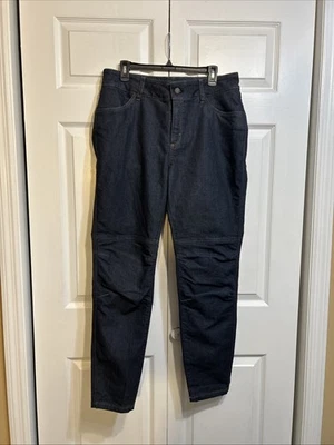 Calça jeans acolchoada nova com etiquetas Harley Davidson HD ADV azul escuro viagem tamanho 32 - Imagem 1 de 4