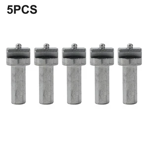 Biella 5pcs Acciaio Al Carbonio Connettore Galvanizzato Argento Pratica - Foto 1 di 24