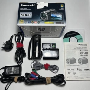 Panasonic HDC-SD60 Handheld Ful HD Camcorder Tested + Charger, Battery, Guide - Picture 1 of 24