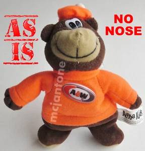 GEBRAUCHT A&W Restaurant WURZELBÄR PLÜSCHTIER Stofftier Maskottchen WURZEL BIER Alpha Kinder ISTZUSTAND - Bild 1 von 5