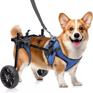 USED Dog Wheelchair For Back Legs,Adjustable Small Dog Assisted Wheelchair - Picture 1 of 9