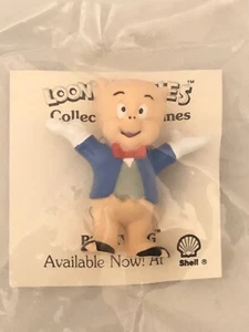 Vtg Warner Bros. Looney Tunes Porky Pig 1990 Collector Figurine Shell Gas - Picture 1 of 2