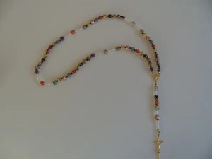 Rosario Collar Original De Vidrio Murano Joyería Vidrio ÚNICO Hecho A Mano - Imagen 1 de 11