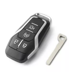 4 Buttons Flip Keyless Entry Remote Folding Key Fob Shell For Ford Mustang 13-16 - Picture 1 of 8