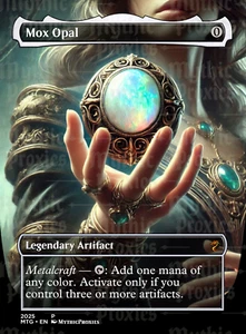 Mox Opal High Quality Altered Art Custom Card - Picture 1 of 5