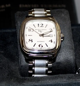 David Yurman Thoroughbred Automatic Bracelet Watch T310-X, Box, Papers, 7.75" - Picture 1 of 9