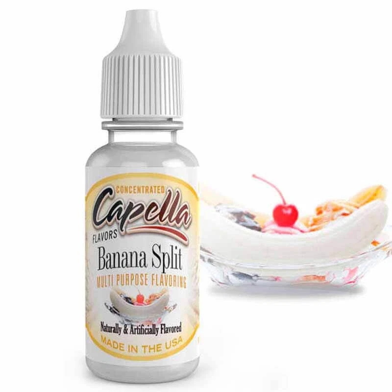 Capella Flavor Drops 13ml bottle concentrated flavoring  - Banana Split - Image 1 of 1