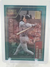 2001 Topps League Leaders Foil Todd Helton Manny Ramirez #396 NMMT
