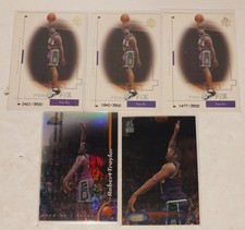 LOT OF 5 1998-99 SP AUTHENTIC ROBERT  TRAYLOR ROOKIE F/X  3500# & TOPPS FINEST