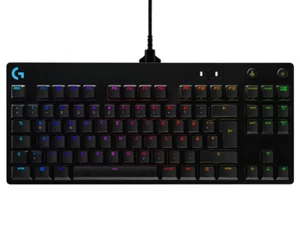 Logitech G PRO Gaming-Tastatur QWERTZ DE Layout GX Blue PC und MAC schwarz - Bild 1 von 9