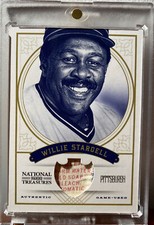 2012 Panini National Treasures Willie Stargell G U Laundry Tag Patch /3 = 1/1