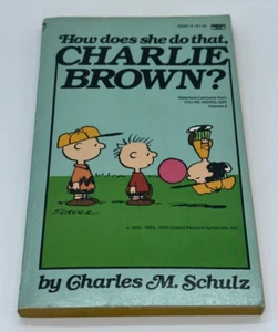 How does she do that, CHARLIE BROWN? by Charles M. Schulz - Paperback Book, 1984 - Imagen 1 de 2