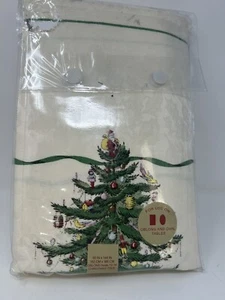 Spode Árbol de Navidad 60x144" Mantel de Tela Oblongo Vacaciones Algodón Poliéster - Imagen 1 de 6