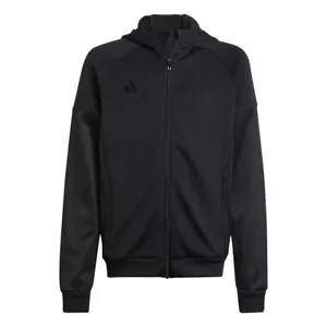 adidas Youth Hoodie Tiro 25 Full Zip Black Size Medium JI6828 - Picture 1 of 6