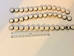 Small Round Tiles Dime Size Grey white Crafting Supply - Picture 1 of 7