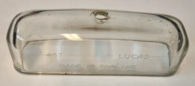 Lucas L467 Morris Minor 1000 MG Midget en forma de D matrícula placa luz vidrio Foto 1 de 4