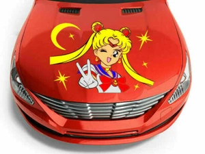 SAILOR MOON 12" H VINYL DECAL CAR TRUCK HOOD SIDE - Picture 1 of 1