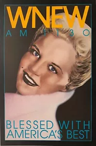 Peggy Lee ~ Póster Publicitario Radio Original 29"x45" NUEVO - Imagen 1 de 1