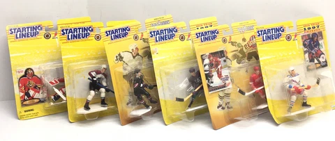 Kenner 1997 Starting Lineup NHL Action Figure Lot of 6 Cover