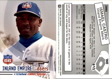 Ismael Castro 2004 Grandstand Inland Empire 66ers #NNO Card *AutographDen*