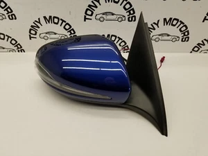 2017 MERCEDES GLC X253 AMG RIGHT DRIVER SIDE WING MIRROR IN BLUE 896 - Picture 1 of 8