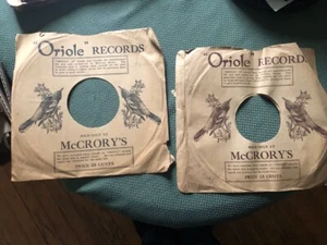 11 Vintage 78 Rpm Oriole Sleeves 10" Old Record - Picture 1 of 8