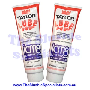 2 Large Taylor Food Grade Lube HP 113g High Performance Slush Machine Lubricant - Picture 1 of 3